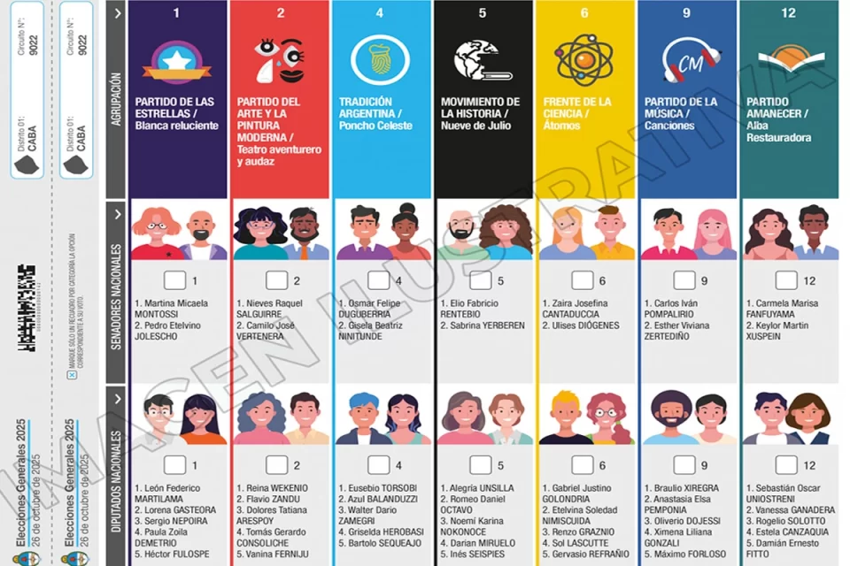 Se presentó la Boleta Única Papel que debuta en octubre: modelos base y características del diseño
