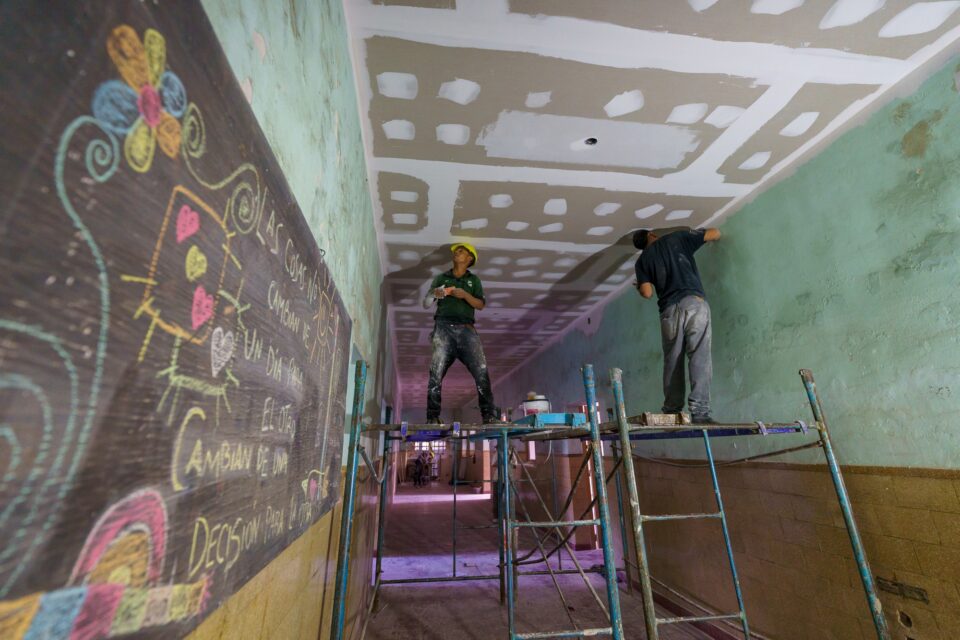 El Inmobiliario Urbano contribuye a mejorar las condiciones de las escuelas