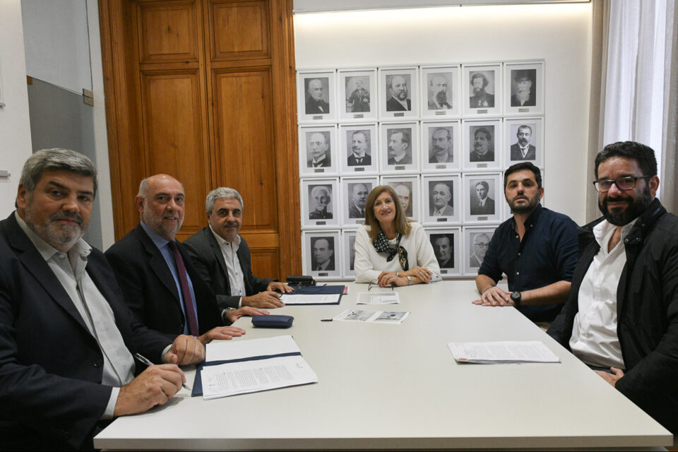 El Municipio firmó un convenio con el Banco Entre Ríos para instalar una Dependencia Automatizada en el Parque Industrial