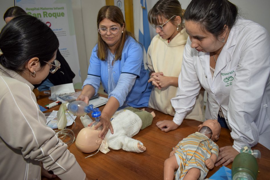 El gobierno provincial continúa formando profesionales de salud en el cuidado del recién nacido de riesgo