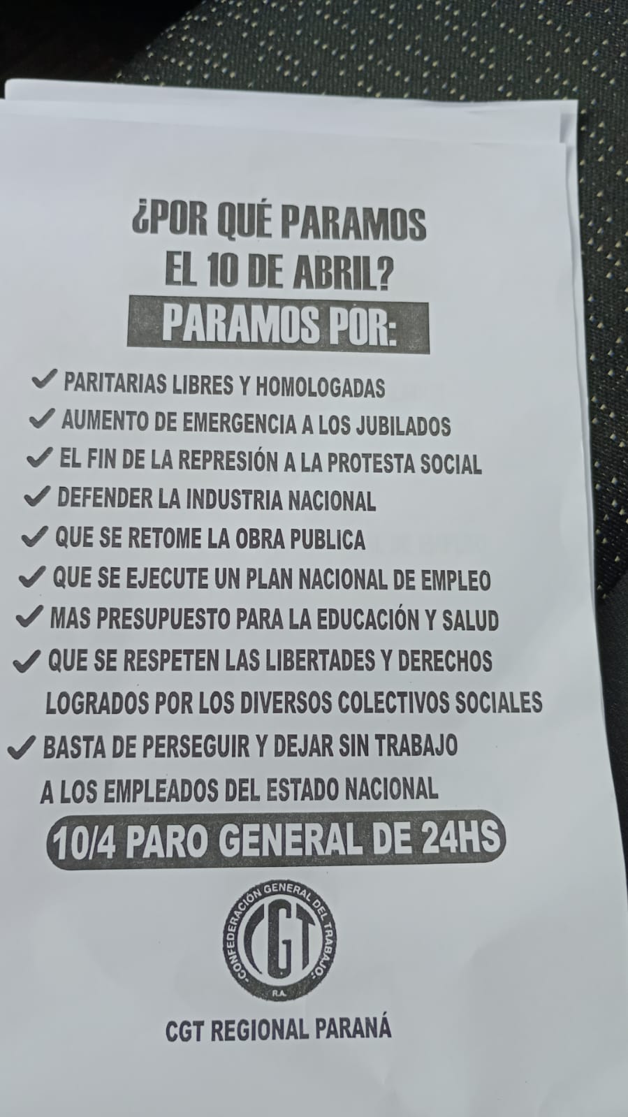 Hasta el mediodia hay cortes intermitentes de transito en el ingreso al Tunel por la Multisectorial