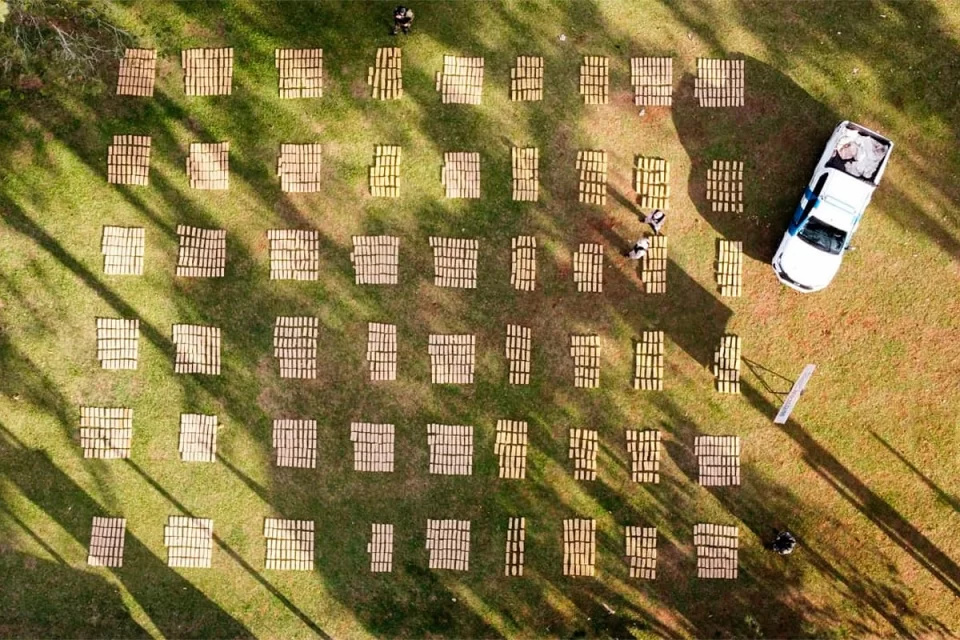 Prefectura incautó cerca del río Paraná marihuana valuada en 5.170 millones de pesos