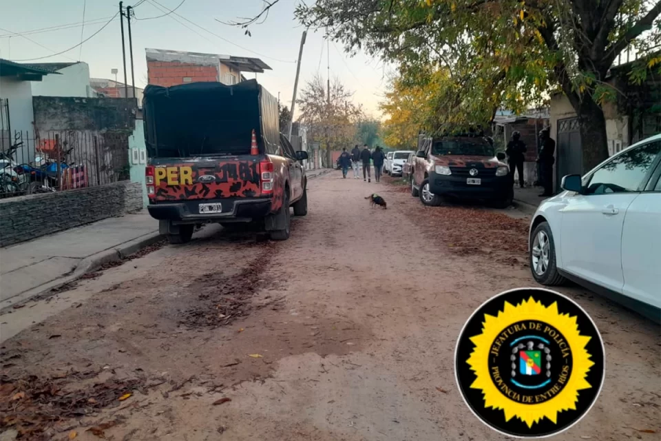 Incautaron droga y municiones en allanamientos simultáneos