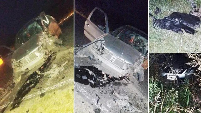 Ruta 32: heridos graves en choque en acceso a El Pingo