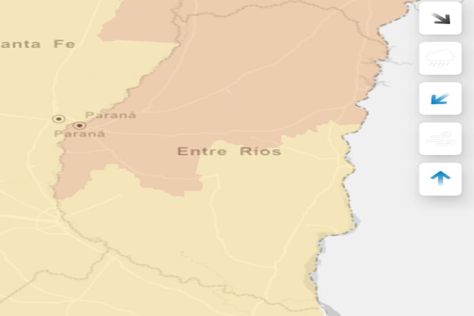 Emitieron alerta amarilla y naranja por lluvia y tormentas para este miércoles y jueves