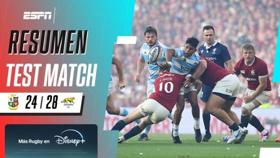 RUGBY: Histórica victoria de Los Pumas 28-24 en Dublín sobre los British & Irish Lions