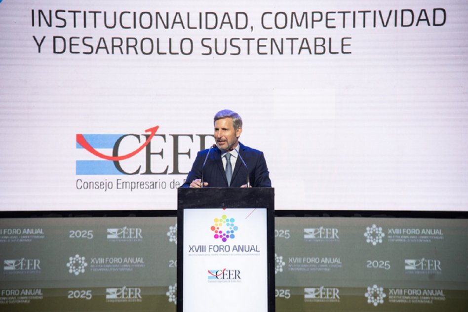 Frigerio ratificó su compromiso de alivio impositivo y protección al sector privado