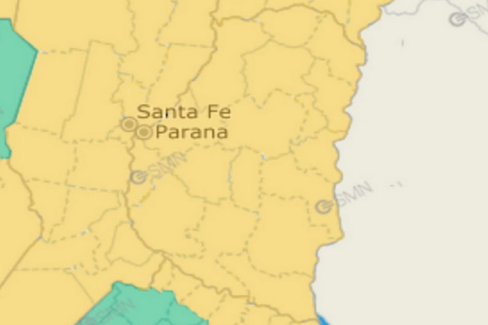 El Servicio Meteorológico Nacional emitió un alerta amarilla por frío extremo para toda la provincia