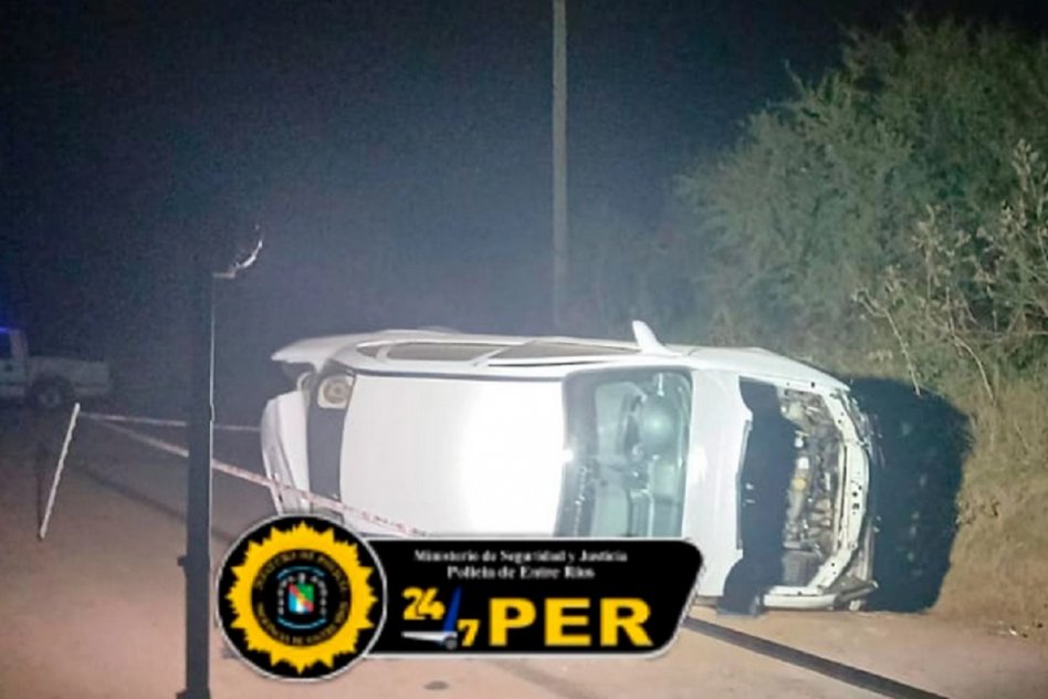INVESTIGAN LA CAUSA Volcó con su auto y murió en el ingreso a General Alvear