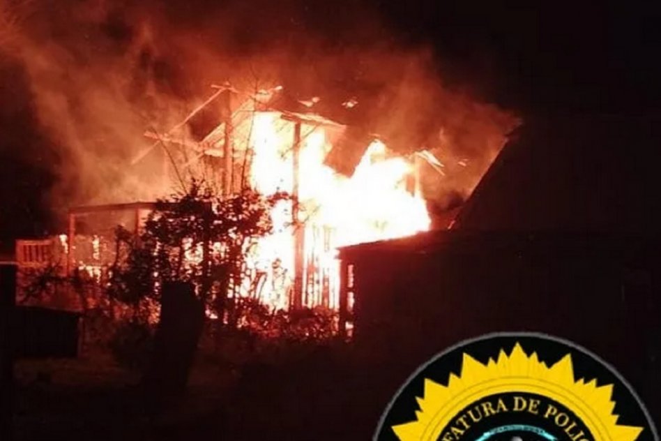 SAN JUSTO Se incendió una cabaña de madera: los vecinos escucharon una explosión minutos antes