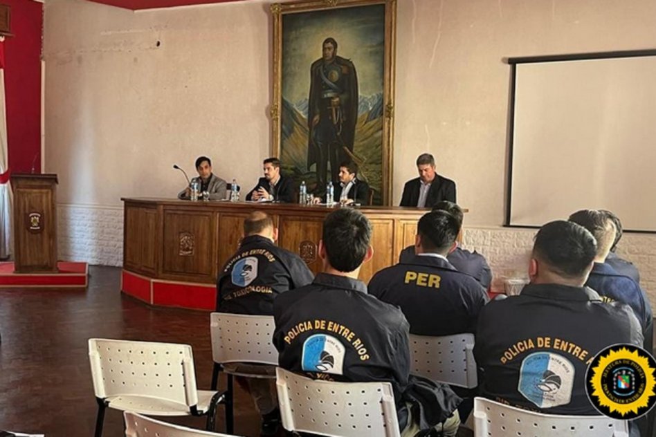 CAPACITACIÓN EN LA POLICIA DE ENTRE RIOS Refuerza formación en Proceso Penal del fuero Federal y Nulidades de Actas
