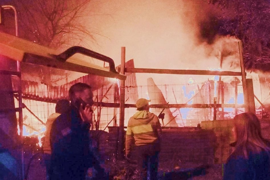 CONCORDIA Un cortocircuito generó un incendio que destruyó por completo una vivienda