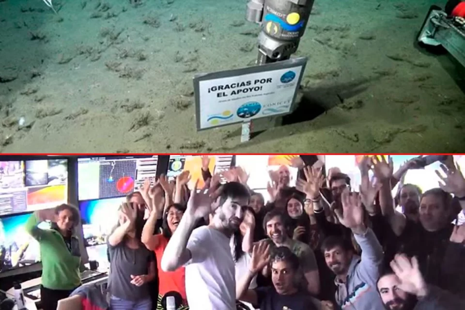 Terminó la expedición del Conicet: así se despedían los científicos desde el fondo del mar argentino
