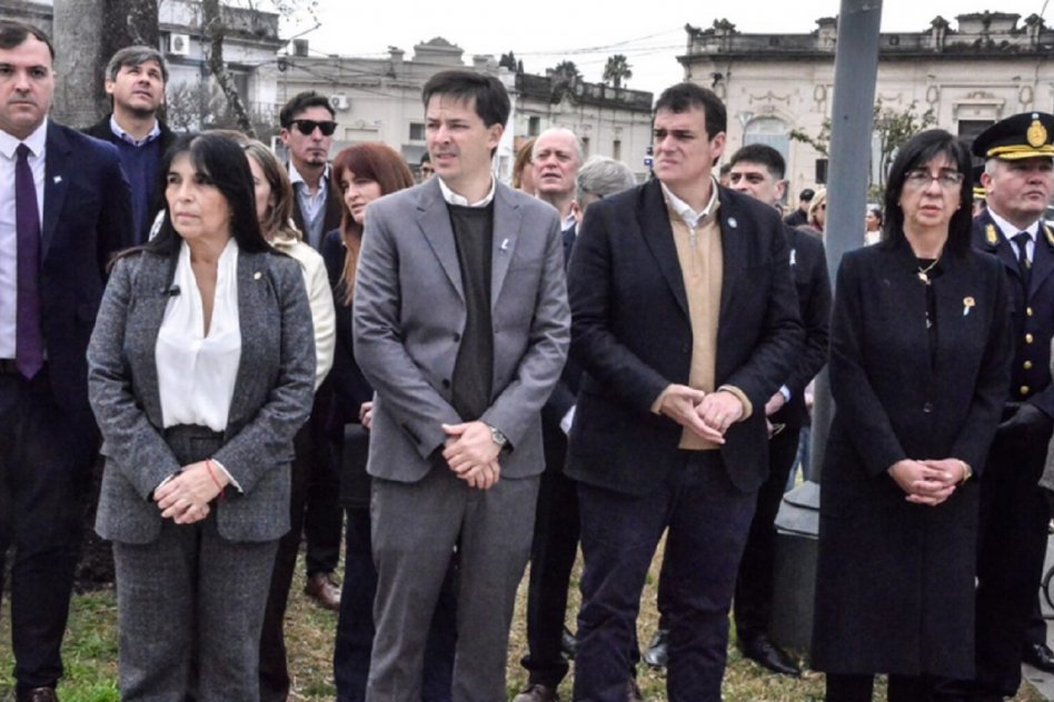 Aluani encabezó el homenaje al General José de San Martín en Nogoyá