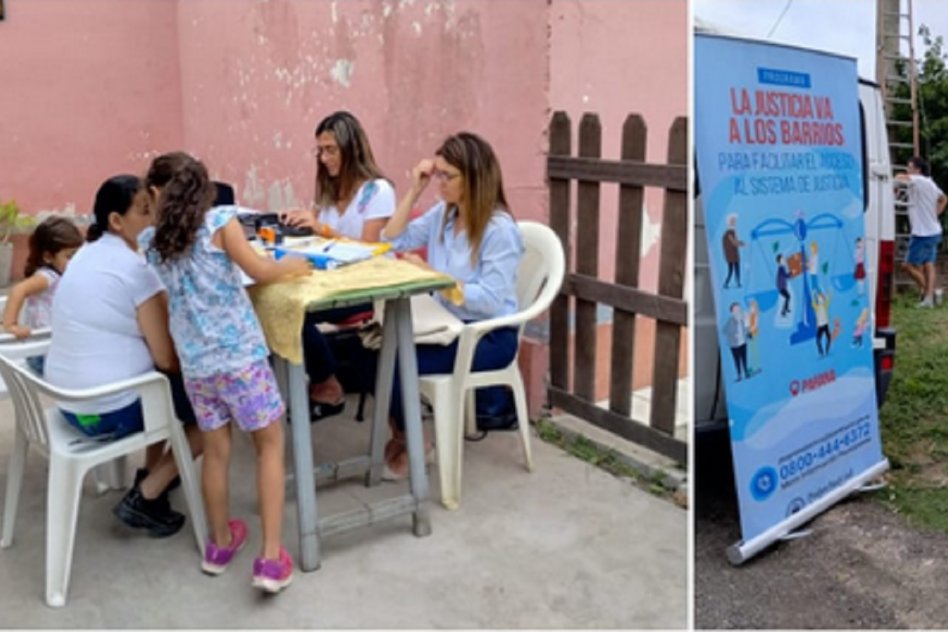 ACCESO A LA JUSTICIA «La Justicia va a los barrios” estará el miércoles en Barrio “Las Rosas” en Paraná