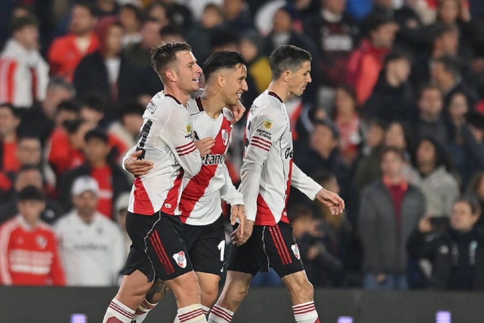 River goleó a Godoy Cruz por 4 a 2