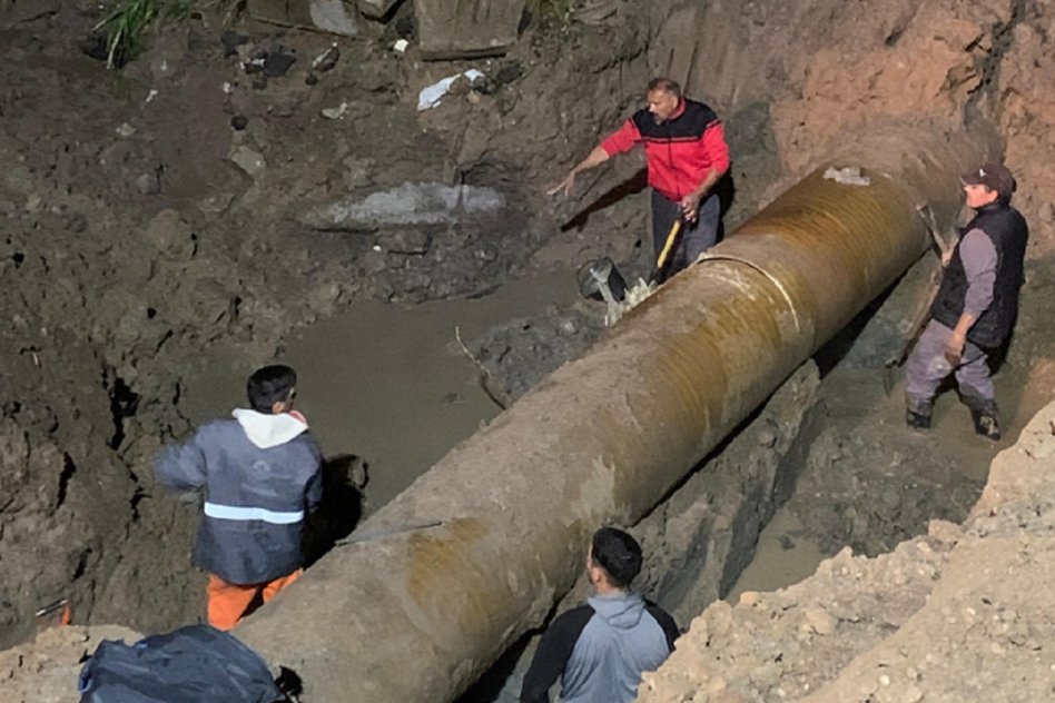 ESTE JUEVES Intervención programada en un caño maestro de agua en Rondeau y Circunvalación