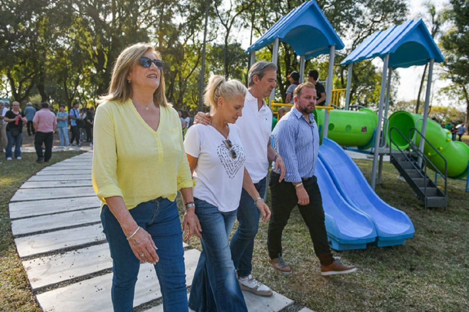 Se inauguró la obra de remodelación del Parque Infantil Apolinario Osinalde