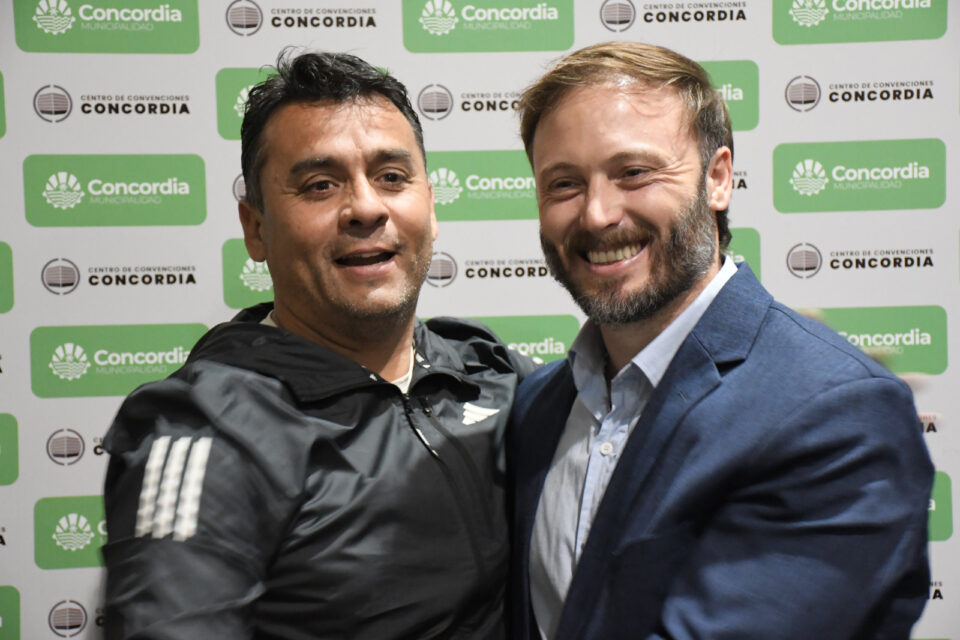 Azcué y Laumann se mostraron juntos en Concordia