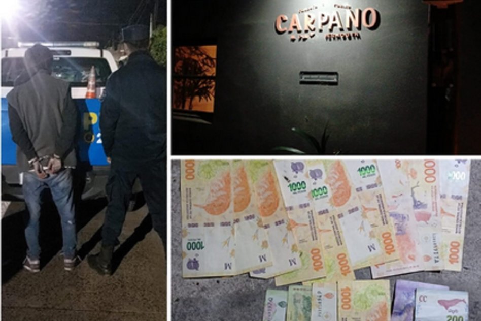 COMISARÍA SEXTA Lo detuvieron en el interior de un bar cuando intentaba robar dinero y otros elementos