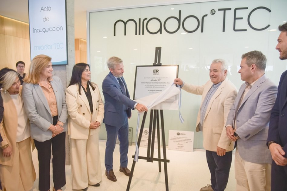 «Es el ingreso de Entre Ríos al siglo XXI», afirmó Frigerio al inaugurar el Mirador Tec