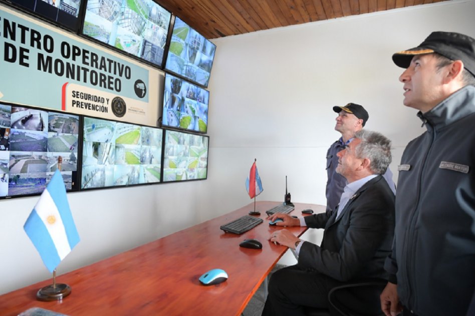 Inauguraron el Centro Operativo de Monitoreo en la Unidad Penal Nº 9