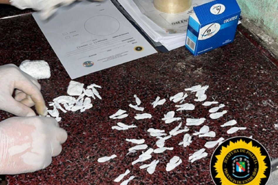 CONCORDIA Incautaron 246 envoltorios de cocaína