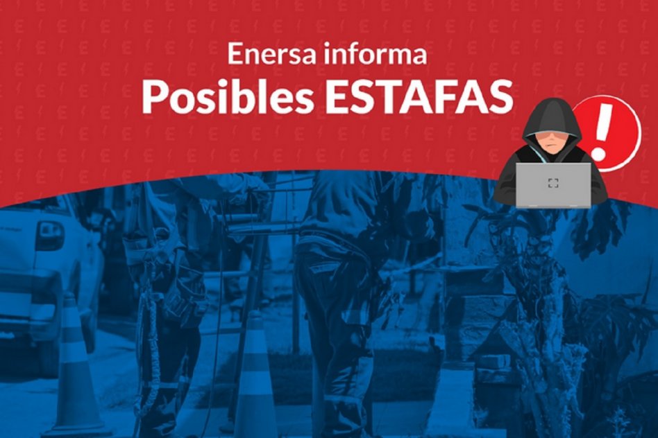 Enersa alerta a la población por falsos operarios y robos en domicilios