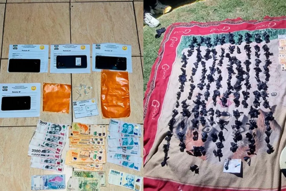 CONCORDIA Cinco detenidos, secuestraron cocaína y marihuana