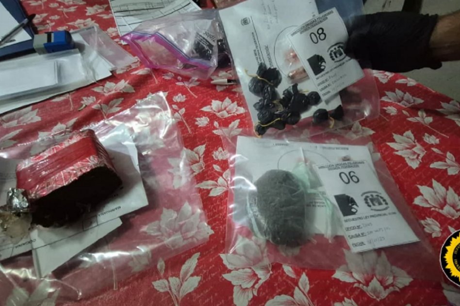 CONCORDIA Operativo antinarcóticos: cuatro detenidos y más de un millón de pesos secuestrado