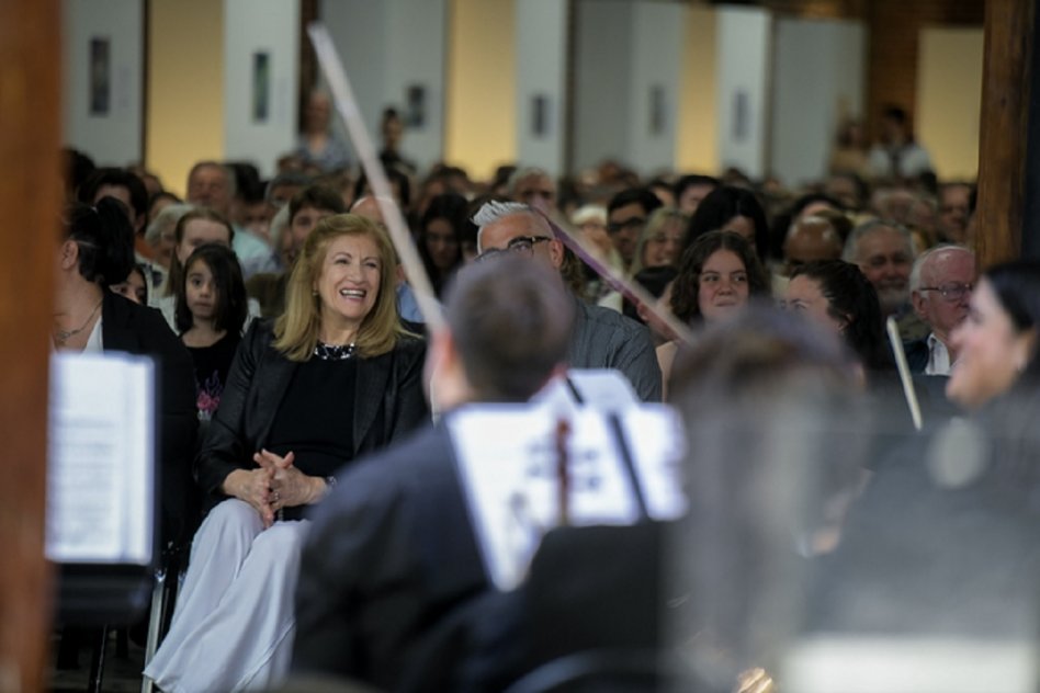 Más de 800 personas disfrutaron de la Orquesta Sinfónica de Entre Ríos en el Centro Cultural Juan L. Ortiz