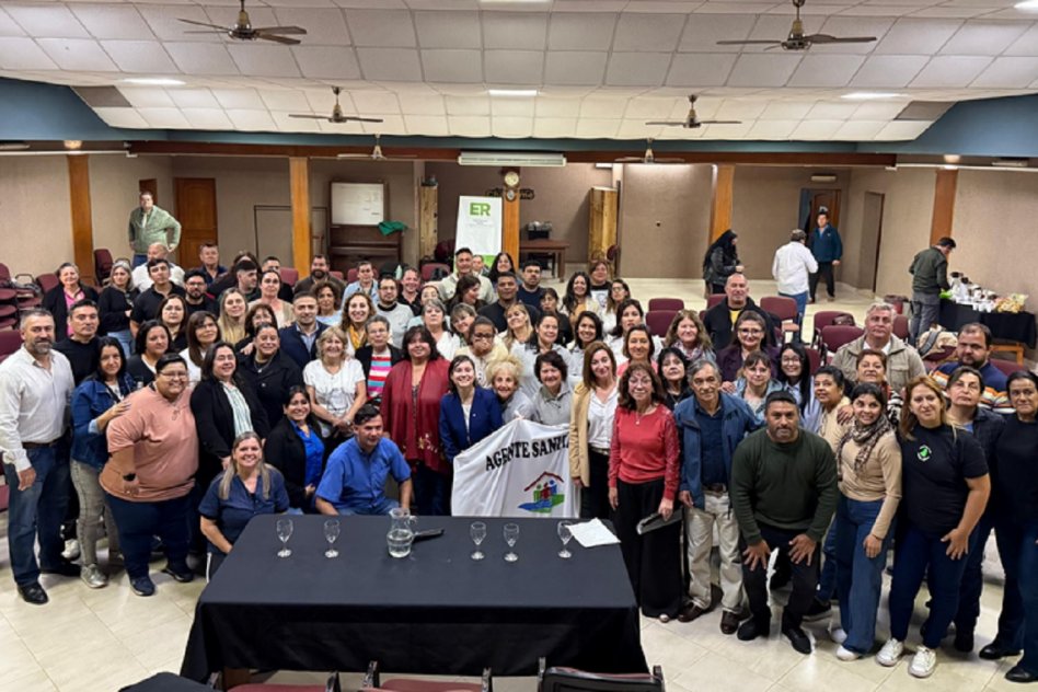 Agentes Sanitarios de la provincia fueron parte del 4° Encuentro Provincial en Federal