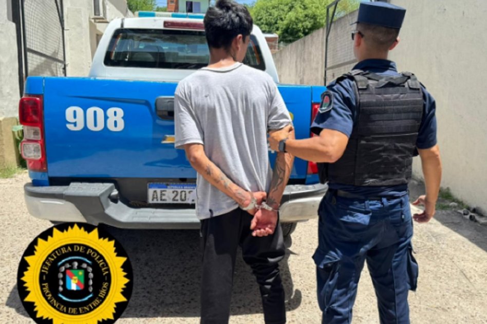 COMISARÍA OCTAVA Intentó eludiar a la policía con una caja de dulce de batata en los hombros y fue detenido