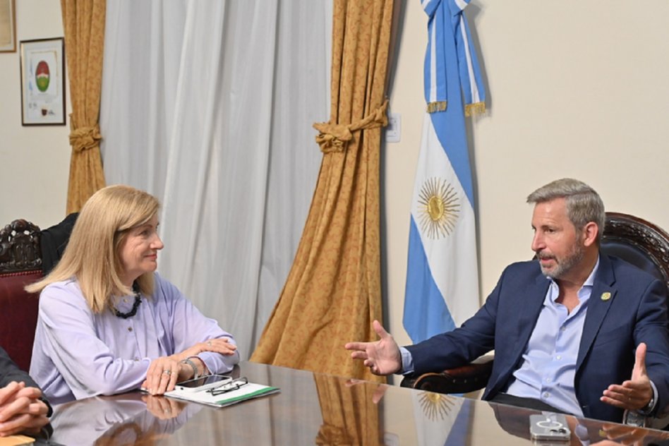 El saneamiento ambiental de Paraná, eje de la reunión entre Frigerio y Romero