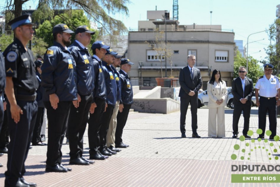 Gustavo Hein participó del acto por el 204º aniversario de la Policía Federal Argentina