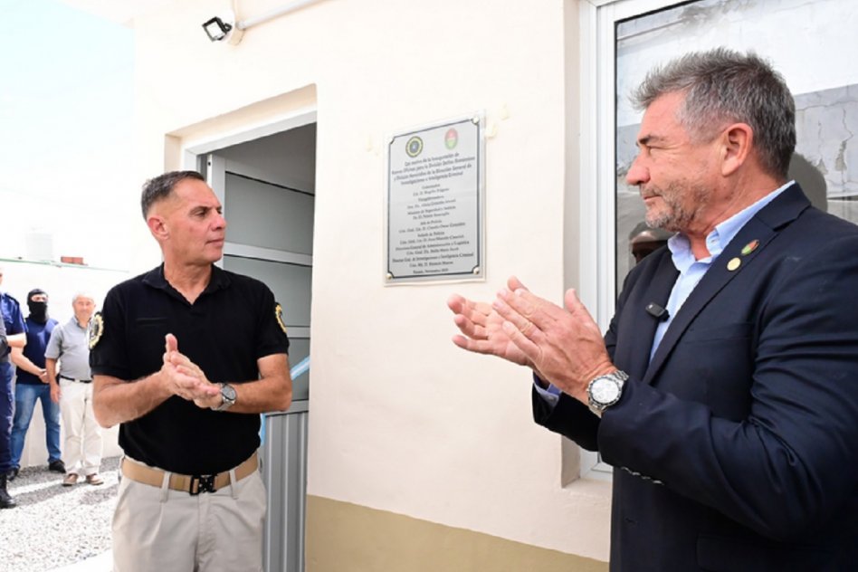 Inauguraron un nuevo edificio para las divisiones de Homicidios y Delitos Económicos en Paraná