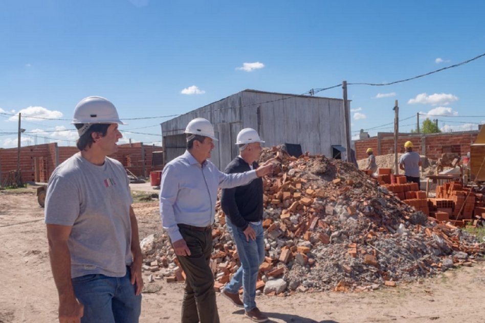 Se ejecutan 99 viviendas con fondos provinciales en el departamento Gualeguaychú