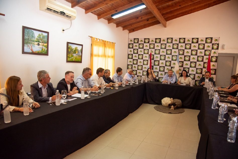 Frigerio encabezó en San Jaime de la Frontera la 36ª reunión de gabinete conjunto