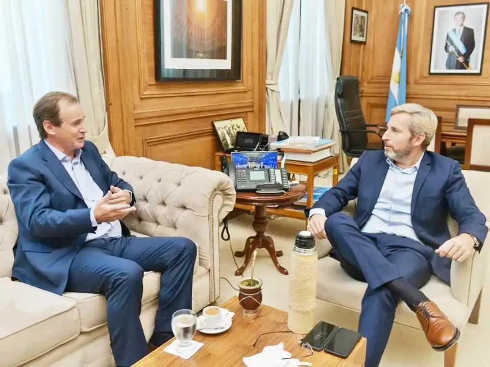 FRIGERIO CON BORDET Reunión institucional con miras en una articulación a futuro entre oficialismo y oposición