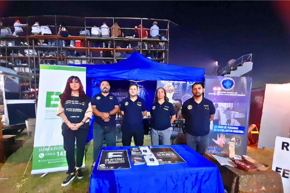 El gobierno provincial refuerza la prevención contra la trata en fiestas populares