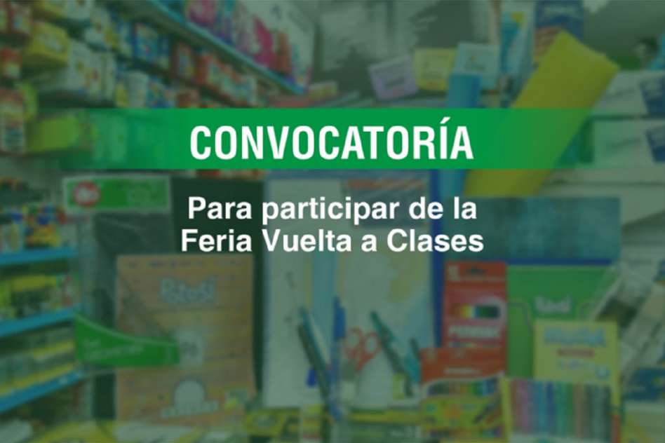 Abrió la inscripción para que emprendedores participen de la Feria Vuelta a Clases