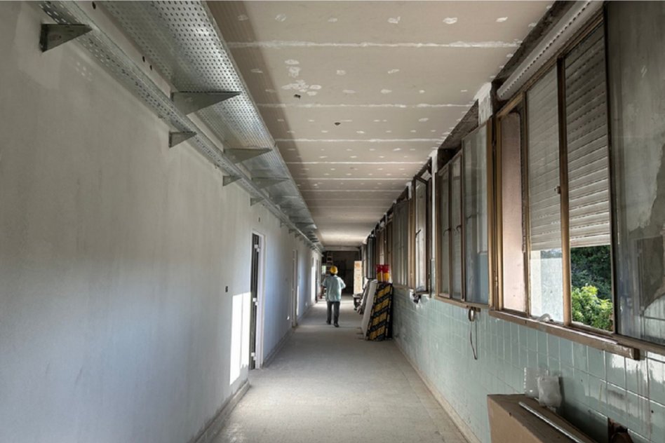 La obra en el hospital San Roque de Paraná llega al 50 por ciento de avance