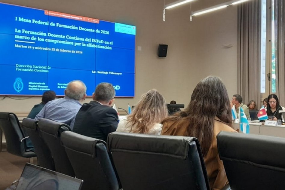 Entre Ríos participó de la I Mesa Federal de Formación Docente