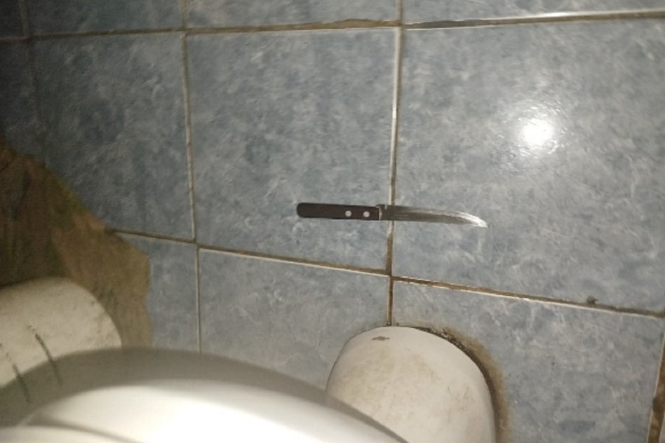 Violencia familiar: Con un cuchillo en la mano, se atrincheró en el baño junto a un niño