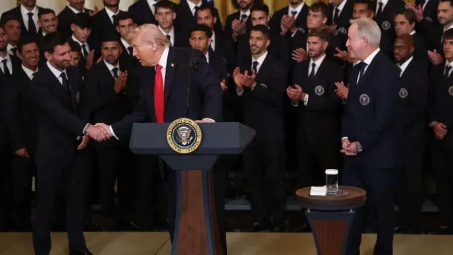 Messi fue recibido por Trump con Inter Miami en la Casa Blanca