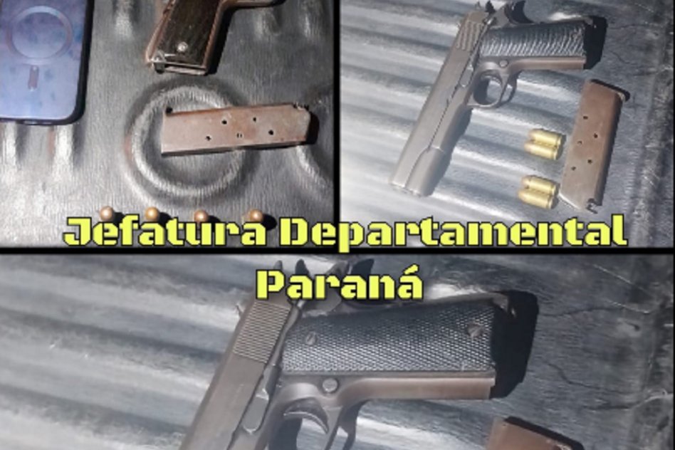 Amenazó a un mujer con un arma de fuego y le sustrajo el celular