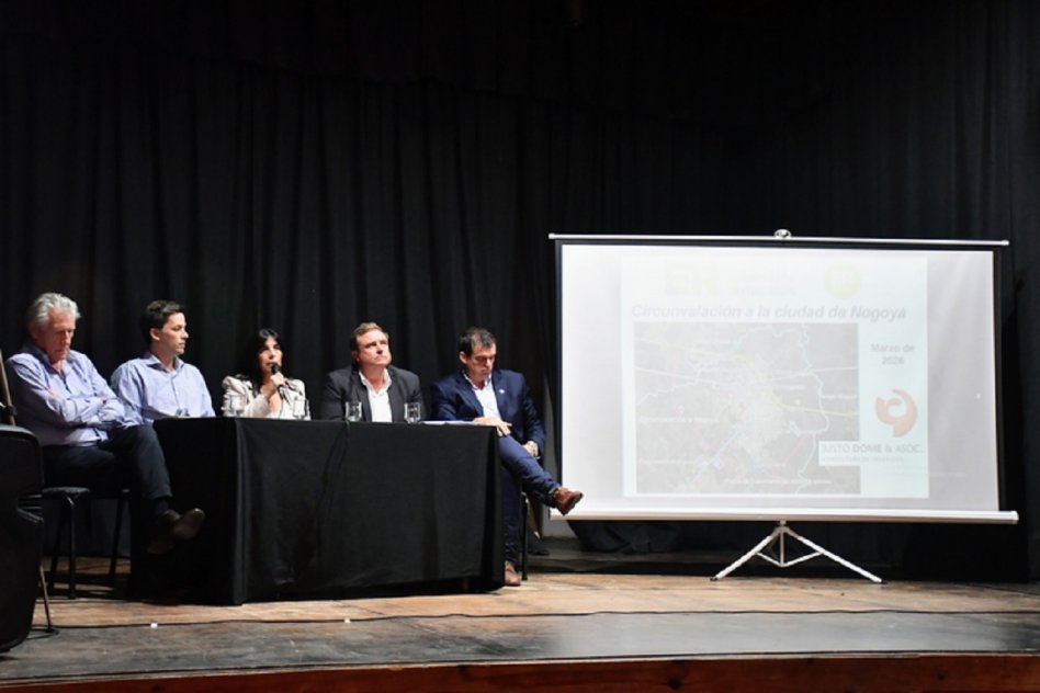 Presentaron en Nogoyá anteproyectos de obras viales para mejorar la conectividad del departamento