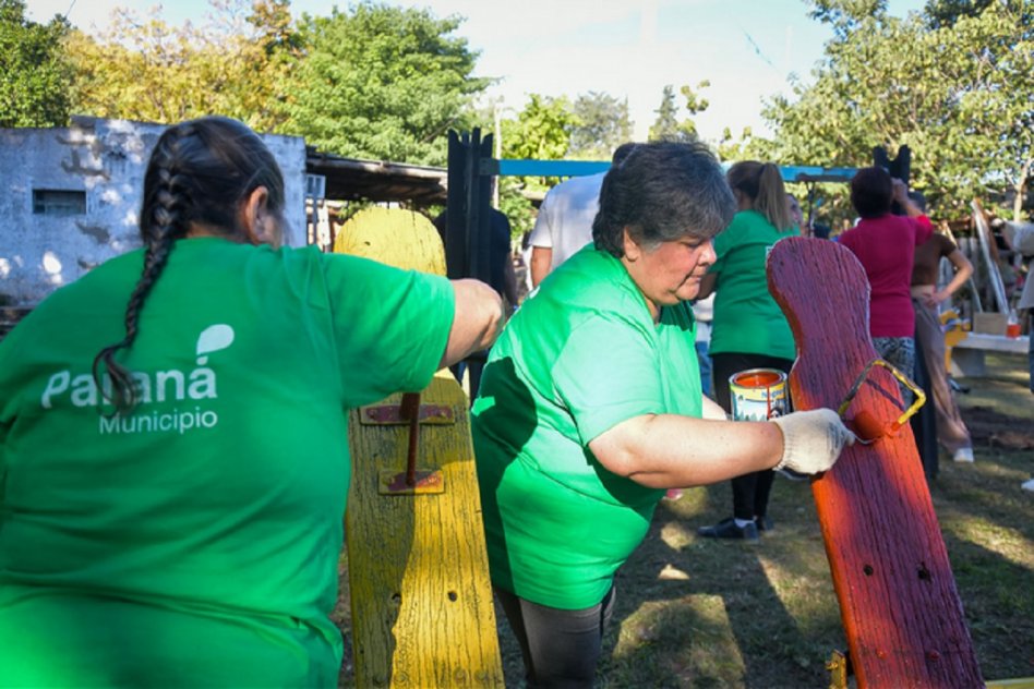 Inversión municipal y participación vecinal para recuperar la Plaza 6 de Julio