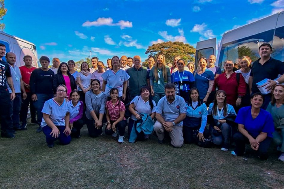 Salud desarrolló una capacitación en La Clarita sobre emergencias prehospitalarias