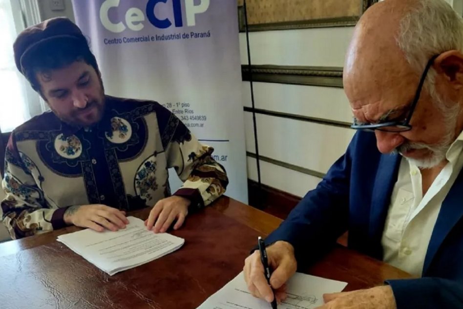 El Centro Comercial de Paraná firmó un convenio con el Instituto en Economía del Conocimiento para impulsar la innovación en pymes